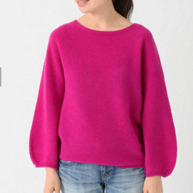 IENA(イエナ)のIENA   パフスリーブプルオーバーニット レディースのトップス(ニット/セーター)の商品写真