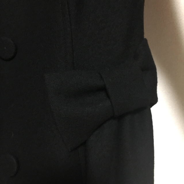 M'S GRACY(エムズグレイシー)のお値下げ！エムズグレイシー♡ブラックコート レディースのジャケット/アウター(ロングコート)の商品写真
