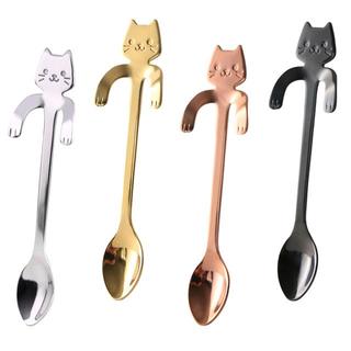 猫スプーン♪ねこティースプーン4本セット　新品未使用品　送料込み(猫)