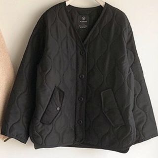 ダブルクローゼット(w closet)のキルティングショートコート(ブルゾン)