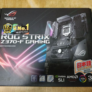 エイスース(ASUS)のASUS ROG STRIX Z370-F GAMING マザーボード【完品】(デスクトップ型PC)