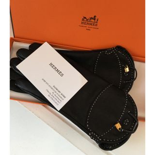 エルメス(Hermes)の未使用同様 エルメス 正規品 ケリーグローブ♡ゆりぱさまご専用品♡(手袋)