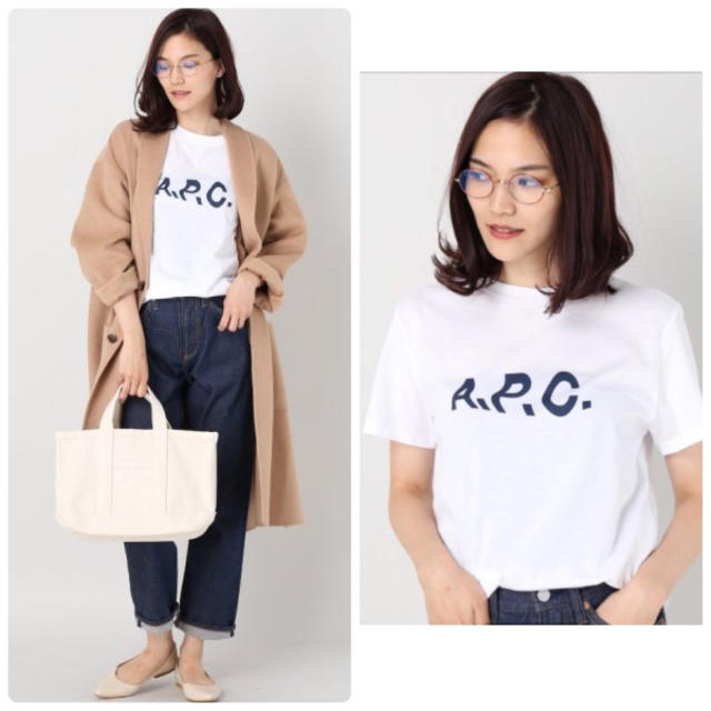 A.P.C(アーペーセー)の【APC/ アーペーセー】relume別注ロゴTシャツ レディースのトップス(Tシャツ(半袖/袖なし))の商品写真