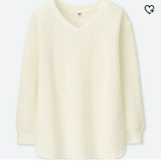 ユニクロ(UNIQLO)のユニクロ UNIQLO ワッフルVネックT(Tシャツ(長袖/七分))