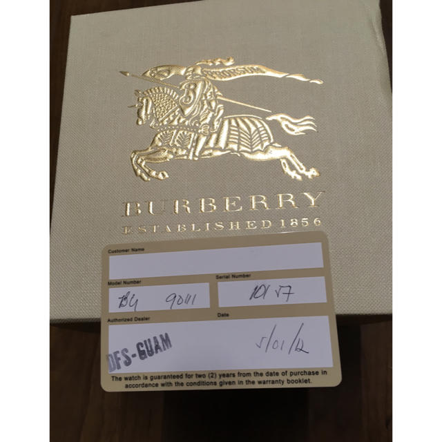 BURBERRY(バーバリー)のBurberry♡腕時計♡新品未使用 レディースのファッション小物(腕時計)の商品写真