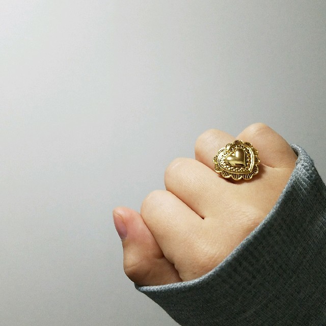 SPINNS(スピンズ)の◎ ハート コンチョリング ◎ レディースのアクセサリー(リング(指輪))の商品写真