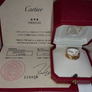 カルティエ(Cartier)のカルティエ☆ラブリング✨イエローゴールド✨美品❤️(リング(指輪))