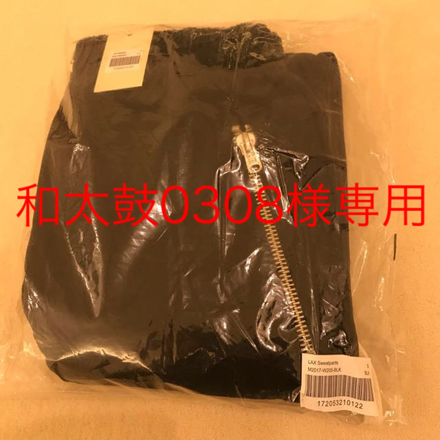 Sサイズ mnml lax sweatpants black 黒 fog メンズのパンツ(その他)の商品写真