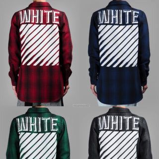 シュプリーム(Supreme)のoff-white タータンチェック(パーカー)