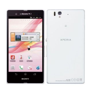 エクスペリア(Xperia)の【超美品】 docomo Xperia Z SO-02E ホワイト(スマートフォン本体)