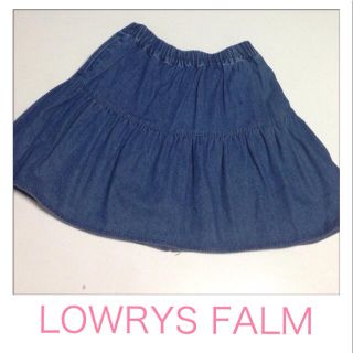 ローリーズファーム(LOWRYS FARM)のローリーズファームのデニムスカート♡(ひざ丈スカート)