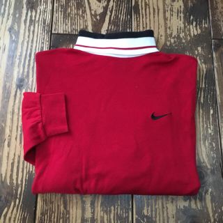 ナイキ(NIKE)の美品 90’s Nike タートルネック オーバーサイズ ロングスリーブシャツ(Tシャツ/カットソー(七分/長袖))