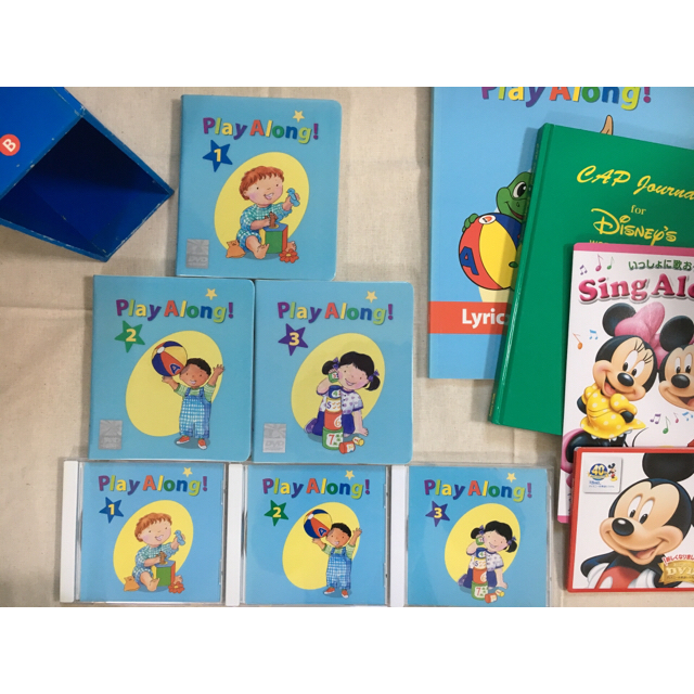 【SALE／37%OFF】  DWE - Disney 字幕つき DVD+CD+本  プレイアロング  知育玩具