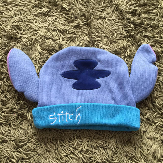Disney(ディズニー)のスティッチ帽子♡ エンタメ/ホビーのおもちゃ/ぬいぐるみ(キャラクターグッズ)の商品写真