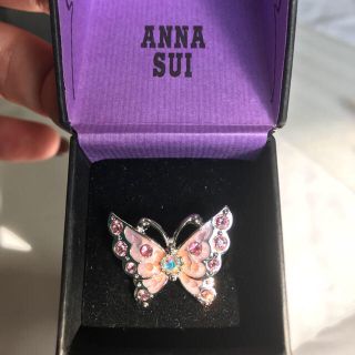 アナスイ(ANNA SUI)のポポ様専用    ANNA SUI ピンクバタフライリング(リング(指輪))