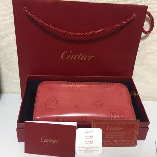 カルティエ(Cartier)のお値下げ☆カルティエ Cartier財布 送込 ハッピーバースデー 正規品 美品(財布)