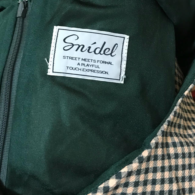 SNIDEL(スナイデル)のsnidel♡チェックワンピース レディースのワンピース(ミニワンピース)の商品写真