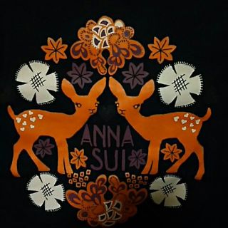 アナスイ(ANNA SUI)のANNA SUI アナスイ Tシャツ バンビ オレンジ ブラック 鹿 橙(Tシャツ(半袖/袖なし))