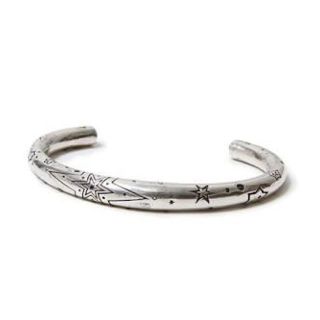 ノンネイティブ(nonnative)の美品 nonnative DWELLER BANGLE HEX STAMPED(バングル/リストバンド)