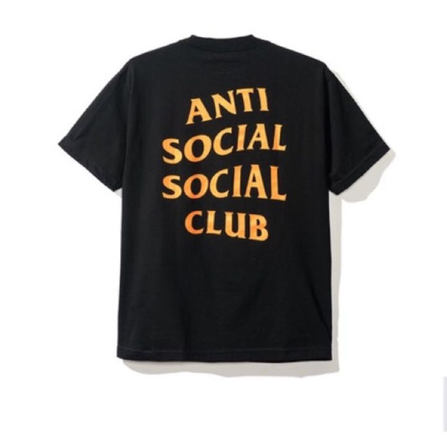 ANTI SOCIAL SOCIAL CLUB(アンチソーシャルソーシャルクラブ)のANTI assc ブラック×オレンジ size L 新品未使用 メンズのトップス(その他)の商品写真
