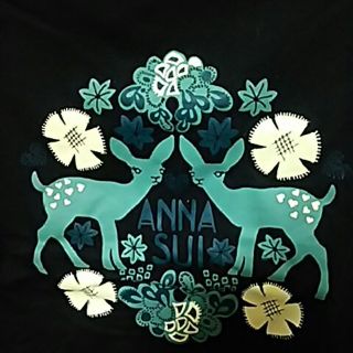 アナスイ(ANNA SUI)のANNA SUI アナスイ Tシャツ バンビ グリーン ブラック 鹿 緑(Tシャツ(半袖/袖なし))