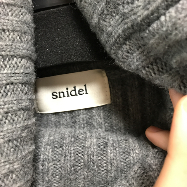 SNIDEL(スナイデル)のsnidel フリルコンビニットワンピース 美品 レディースのワンピース(ミニワンピース)の商品写真