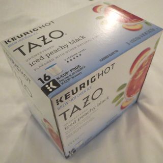 スターバックスコーヒー(Starbucks Coffee)のキューリグ × TAZO/スタバ／甘くないピーチフレーバーなアイスティー16pc(茶)