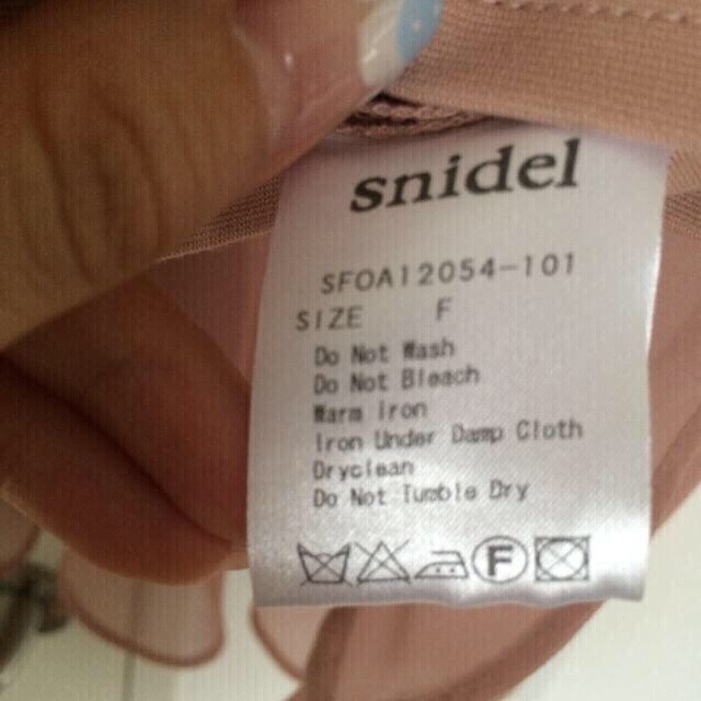 SNIDEL(スナイデル)のsnidel♡シフォンワンピース♡ レディースのワンピース(ミニワンピース)の商品写真