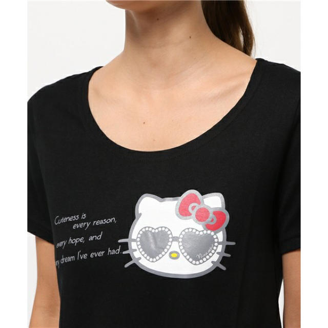 Nina mew(ニーナミュウ)のKittyちゃんTシャツ レディースのトップス(Tシャツ(半袖/袖なし))の商品写真