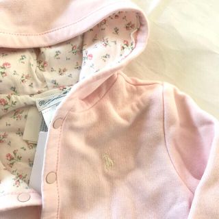 ラルフローレン(Ralph Lauren)のぽん様専用おまけの靴下付き！新品☆ラルフローレン  リバーシブルフローラル24M(カーディガン)