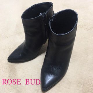 ローズバッド(ROSE BUD)のローズバッド 本革ブーツ○トゥモローランド イエナ ビームス アーバンリサーチ(ブーツ)