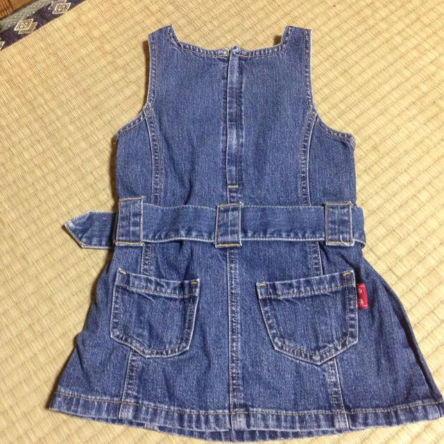 e.a.B(エーアーベー)のeab☻デニムワンピース95 キッズ/ベビー/マタニティのキッズ服女の子用(90cm~)(その他)の商品写真