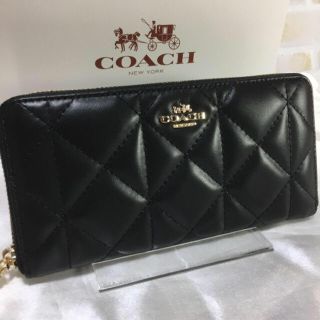 コーチ(COACH)の即日発送❣️限定セール❣️新品コーチ長財布F53637優しい雰囲気キルトレザー(財布)