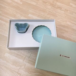 ルクルーゼ(LE CREUSET)の★値下げ★ル・クルーゼ ベビー食器 ★ベビープレート 離乳食(離乳食器セット)