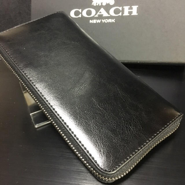 COACH(コーチ)の即日発送❣️限定セール❣️新品コーチ長財布F75209ミッドナイト美しいカーフ革 メンズのファッション小物(長財布)の商品写真