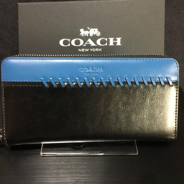 COACH(コーチ)の即日発送❣️限定セール❣️新品コーチ長財布F75209ミッドナイト美しいカーフ革 メンズのファッション小物(長財布)の商品写真