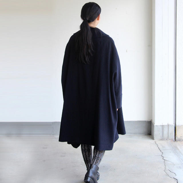 YAECA - arts&science アーツアンドサイエンス バルーンコート 黒の