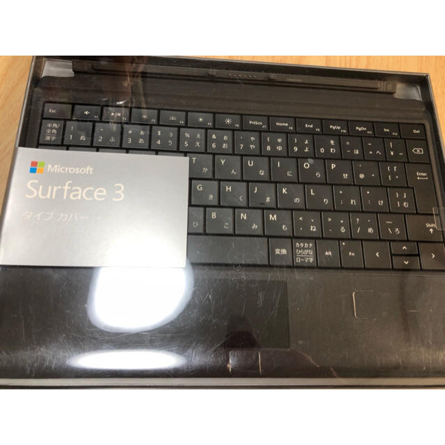 Microsoft(マイクロソフト)のSurface3 タイプカバー  Black スマホ/家電/カメラのPC/タブレット(タブレット)の商品写真