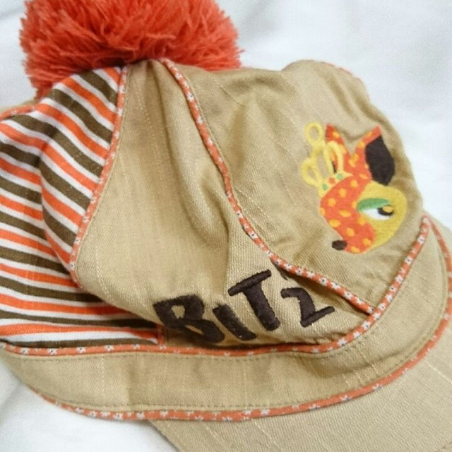 Bit'z(ビッツ)のビッツ ボンボンキャップ 50 キッズ/ベビー/マタニティのこども用ファッション小物(帽子)の商品写真