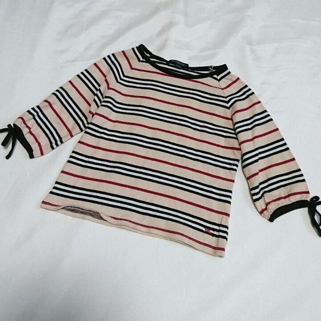 BURBERRY(バーバリー)のバーバリー ロンドン 八分丈 カットソー 110 キッズ/ベビー/マタニティのキッズ服女の子用(90cm~)(その他)の商品写真