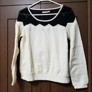 ページボーイ(PAGEBOY)のページボーイ☆ドットトップス美品(カットソー(長袖/七分))