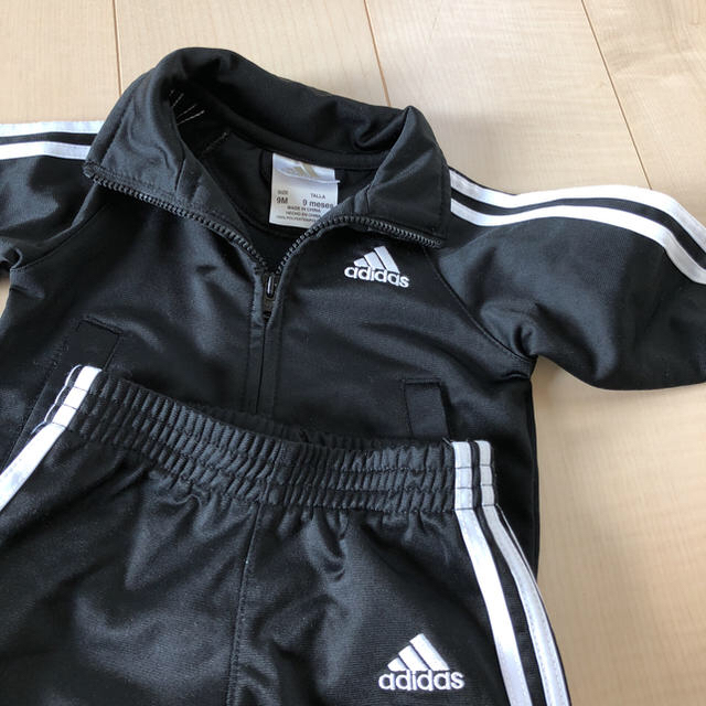 adidas(アディダス)の美品☆ adidas アディダス ジャージ ベビー 9M 70  キッズ/ベビー/マタニティのベビー服(~85cm)(ジャケット/コート)の商品写真