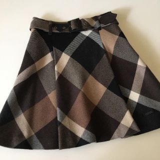 バーバリーブルーレーベル(BURBERRY BLUE LABEL)のBURBERRY BLUE LABEL チェック柄スカート(ミニスカート)