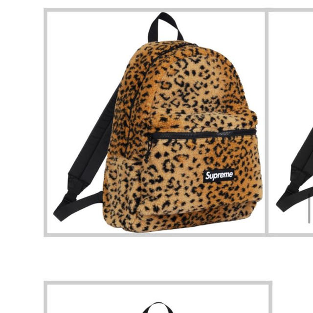 Supreme(シュプリーム)のsupreme leopard backpack レディースのバッグ(リュック/バックパック)の商品写真