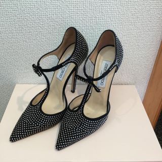 ジミーチュウ(JIMMY CHOO)のがある様専用☆美品ジミーチュウスタッズパンプス36(ハイヒール/パンプス)