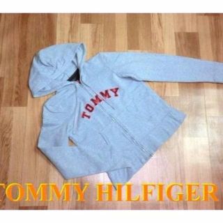 トミーヒルフィガー(TOMMY HILFIGER)のトミージーンズ ■ 長袖 ZipUp パーカー ■ グレー系 ■ 綿■ S■(パーカー)