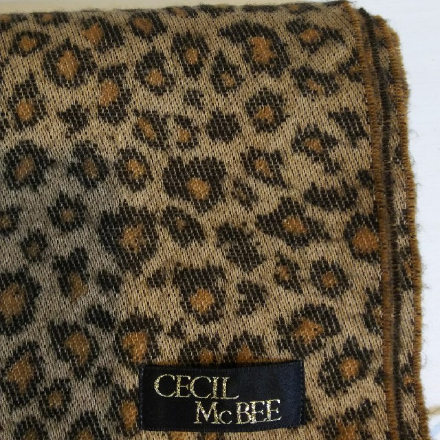 CECIL McBEE(セシルマクビー)のCECIL McBEE レオパード柄ストール レディースのファッション小物(マフラー/ショール)の商品写真
