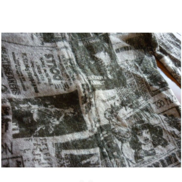 HYSTERIC GLAMOUR(ヒステリックグラマー)のHYSTERIC GlAMOURヒステリック　７部　アニコメ柄　ウール混 レディースのトップス(ニット/セーター)の商品写真
