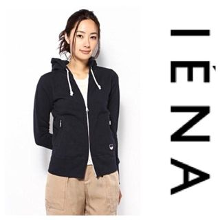 イエナ(IENA)のLUXLUFT*IENA 吊裏毛パーカー ネイビー(パーカー)