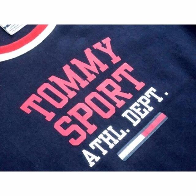TOMMY HILFIGER(トミーヒルフィガー)のトミージーンズ ■ 長袖 Tシャツ カットソー ■ 紺色 系 ■ 綿■ S ■ レディースのトップス(Tシャツ(長袖/七分))の商品写真
